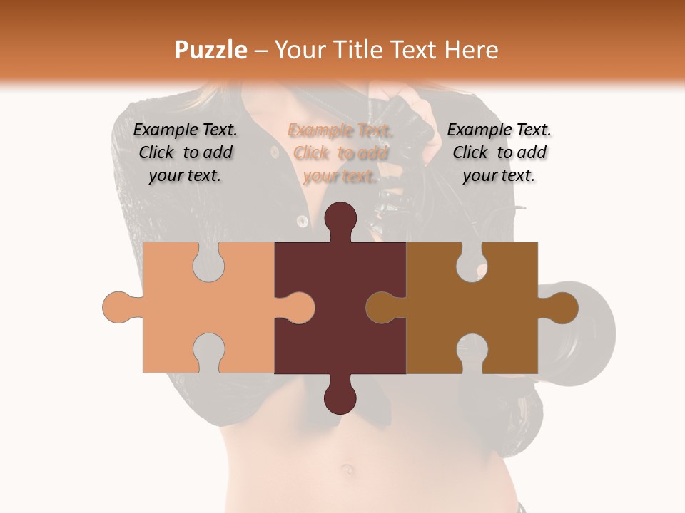 Golden Band Symbol PowerPoint Template