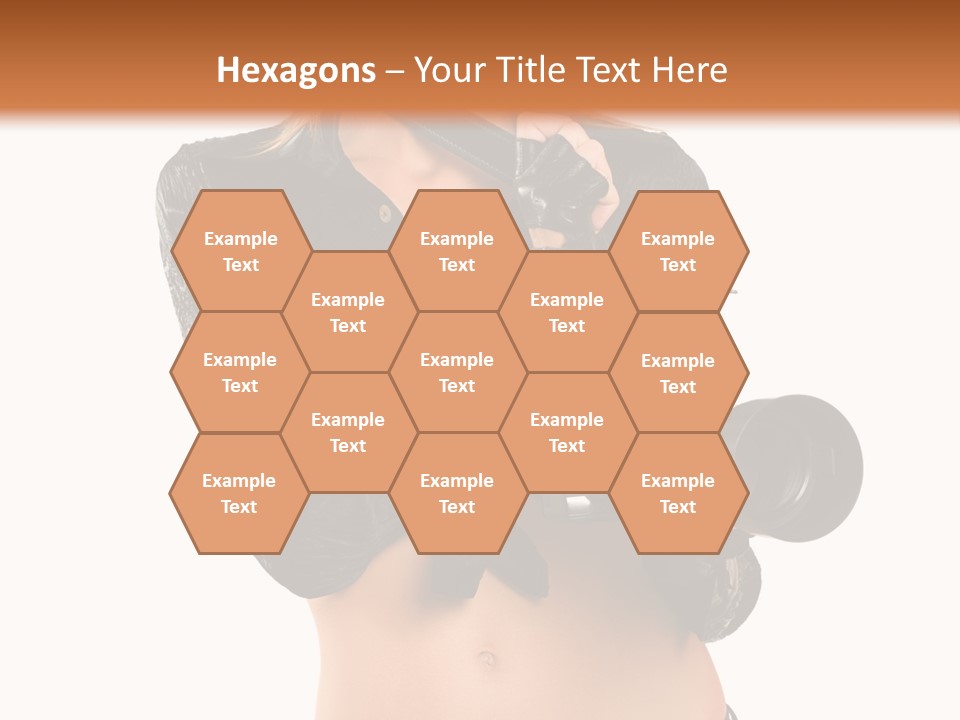 Golden Band Symbol PowerPoint Template