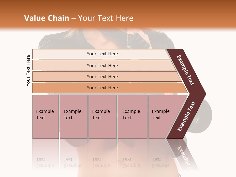 Golden Band Symbol PowerPoint Template