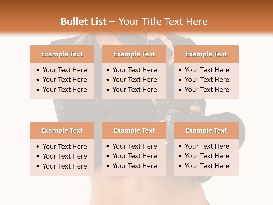 Golden Band Symbol PowerPoint Template