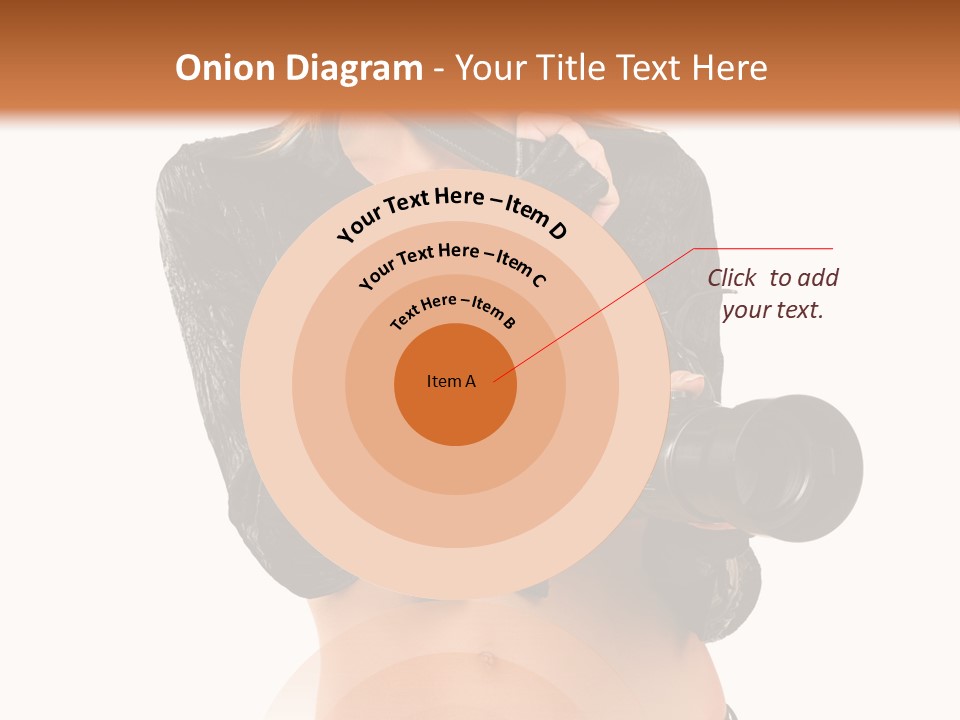 Golden Band Symbol PowerPoint Template