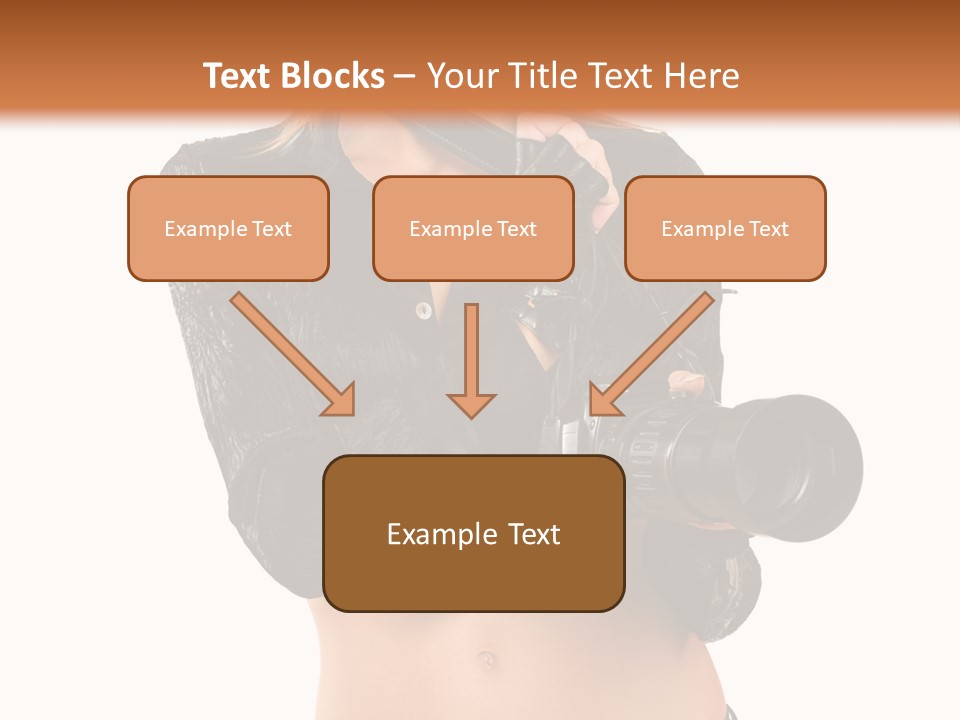 Golden Band Symbol PowerPoint Template