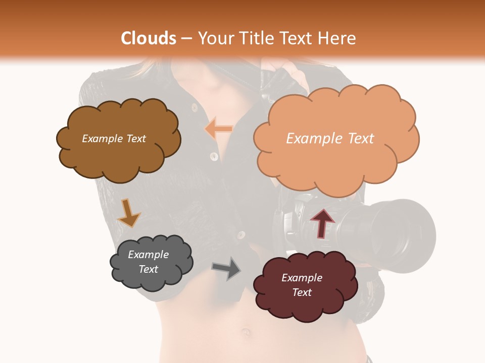 Golden Band Symbol PowerPoint Template