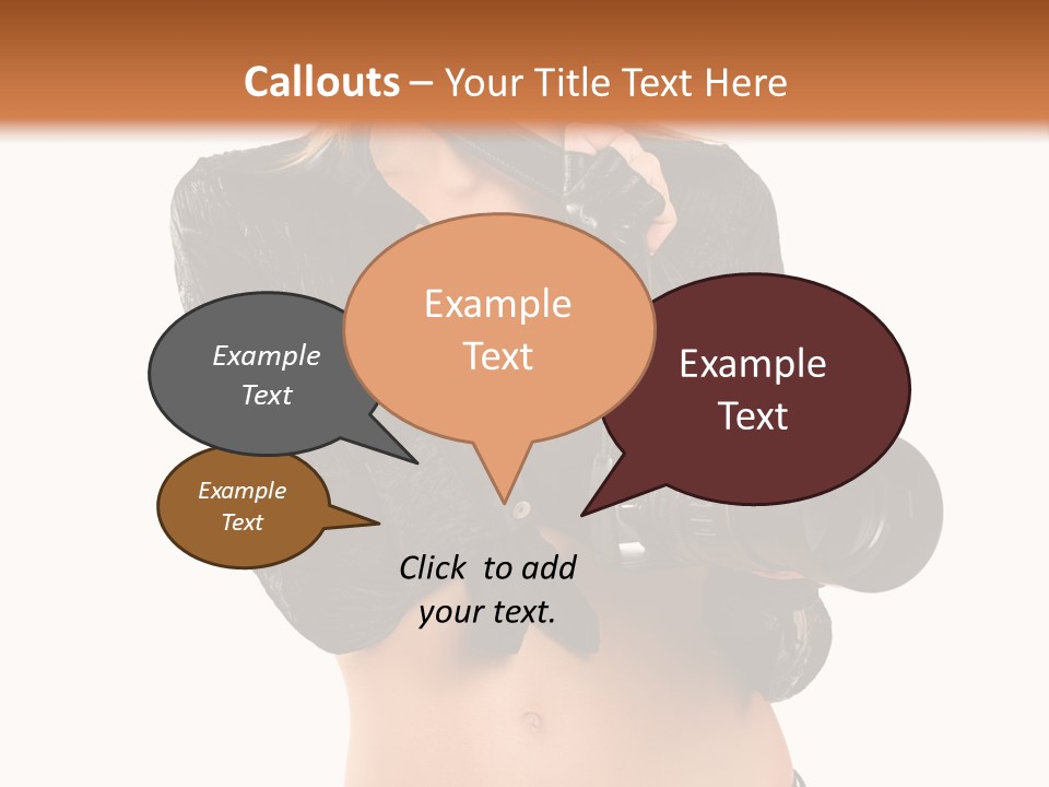 Golden Band Symbol PowerPoint Template