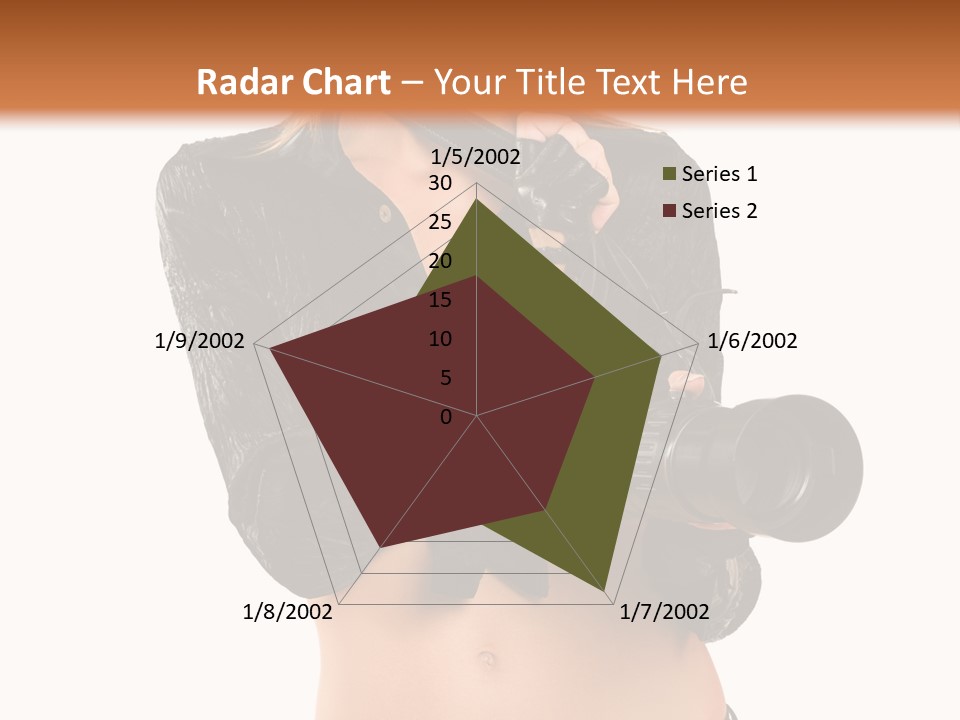 Golden Band Symbol PowerPoint Template