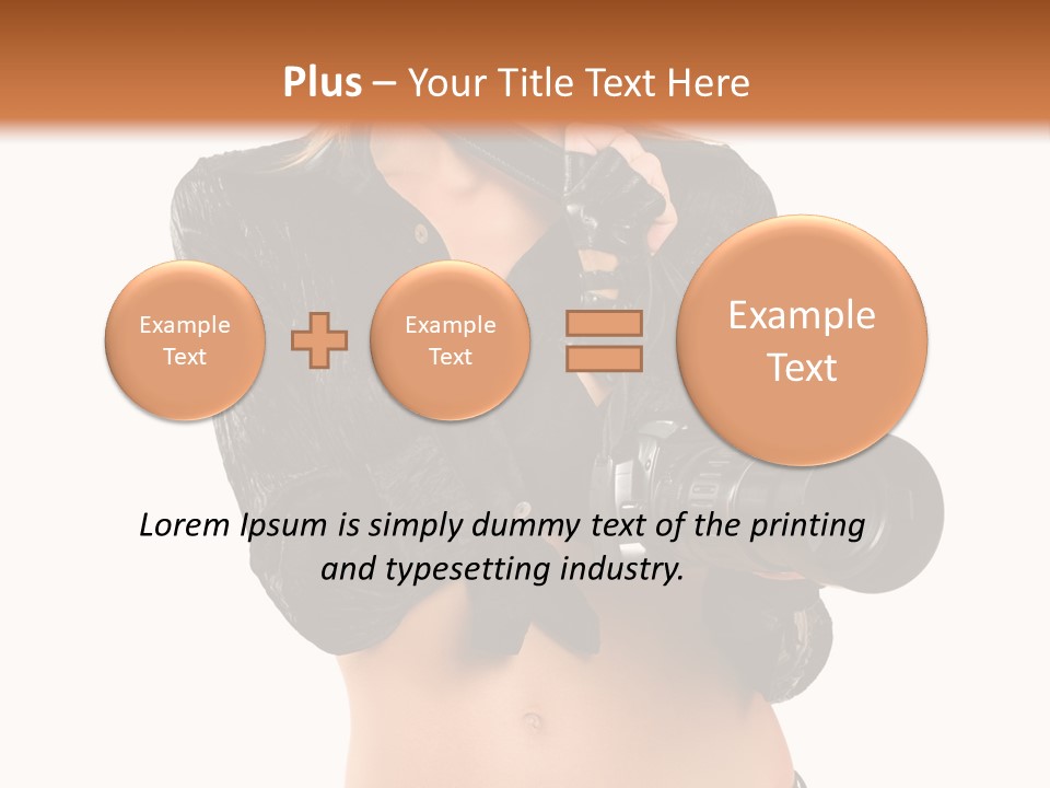 Golden Band Symbol PowerPoint Template