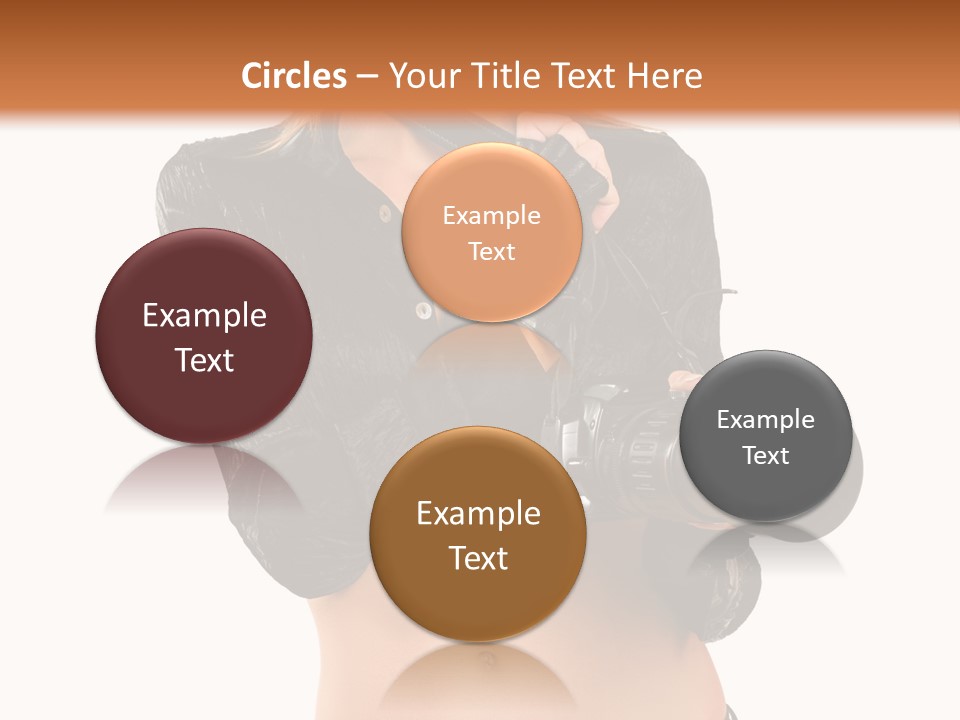 Golden Band Symbol PowerPoint Template