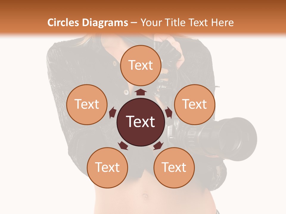 Golden Band Symbol PowerPoint Template