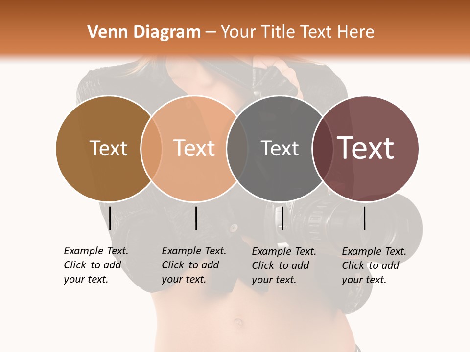 Golden Band Symbol PowerPoint Template