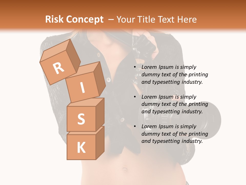 Golden Band Symbol PowerPoint Template