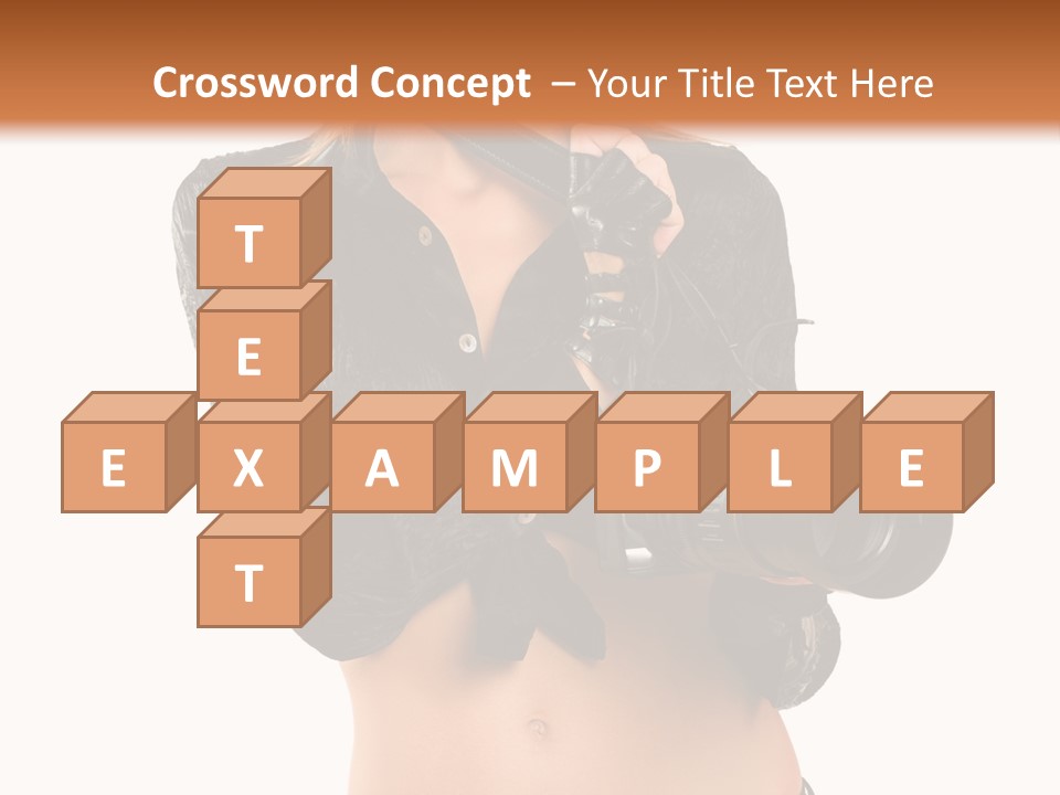 Golden Band Symbol PowerPoint Template