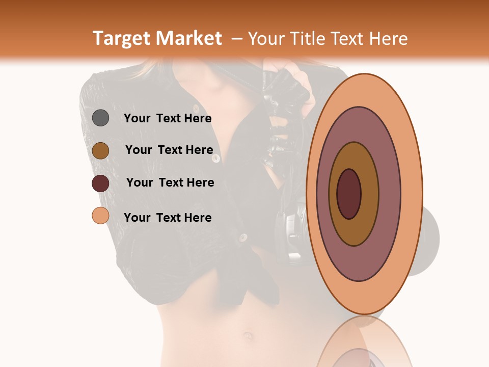 Golden Band Symbol PowerPoint Template