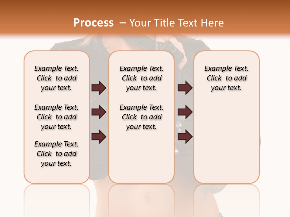 Golden Band Symbol PowerPoint Template