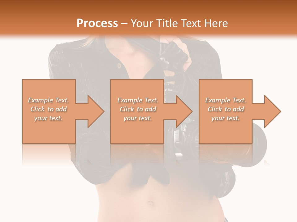 Golden Band Symbol PowerPoint Template