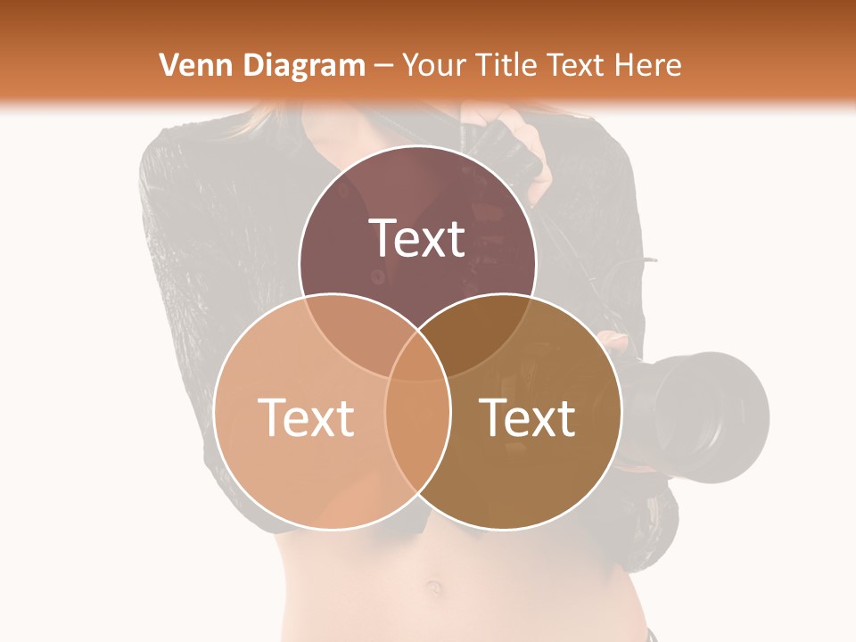 Golden Band Symbol PowerPoint Template