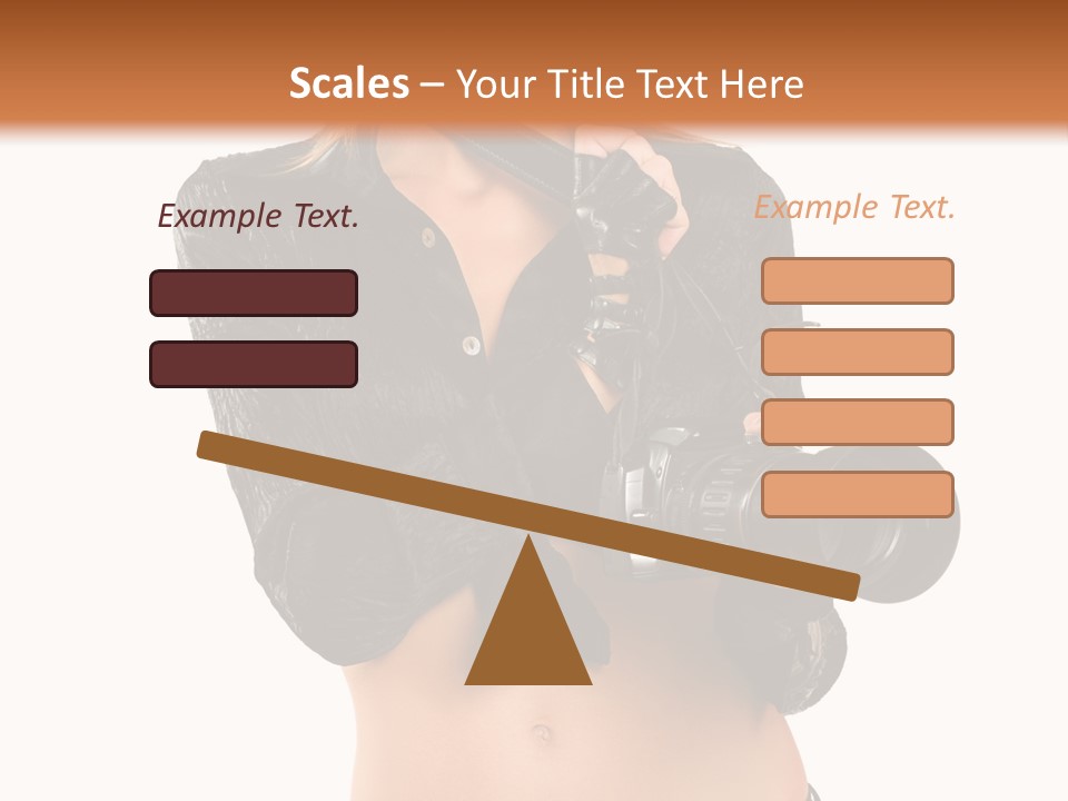 Golden Band Symbol PowerPoint Template