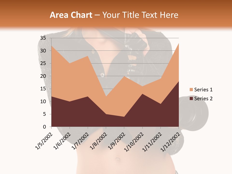 Golden Band Symbol PowerPoint Template