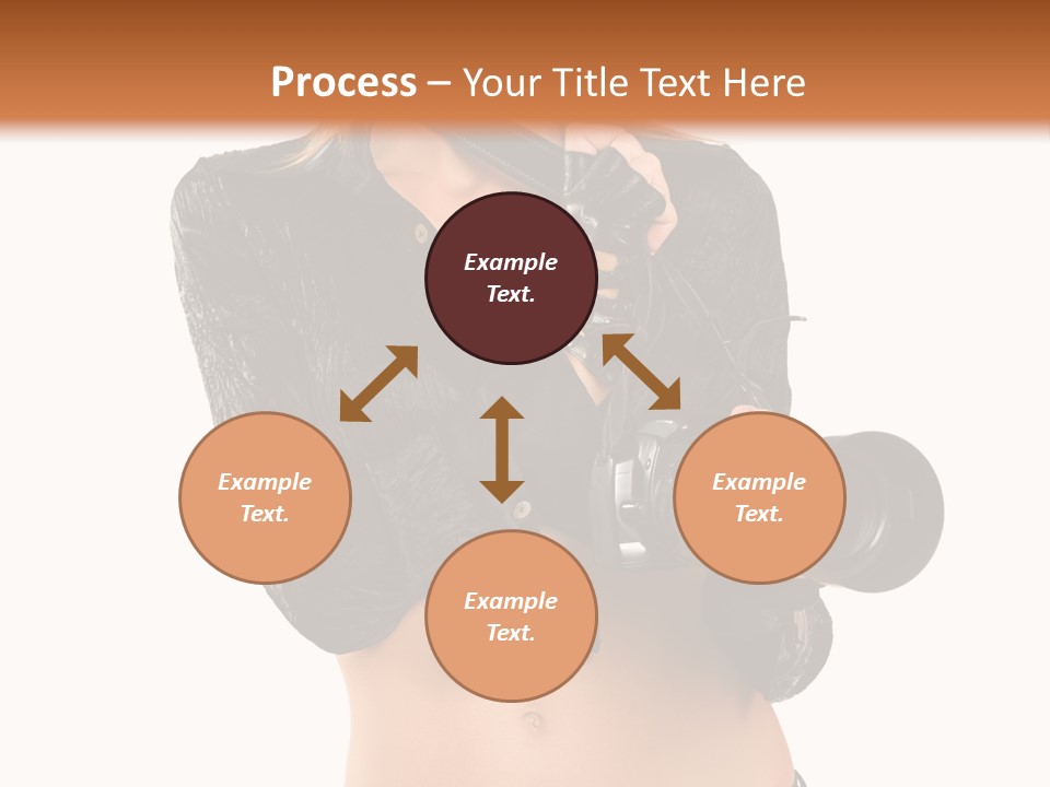 Golden Band Symbol PowerPoint Template