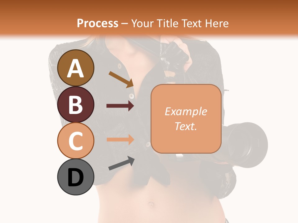 Golden Band Symbol PowerPoint Template