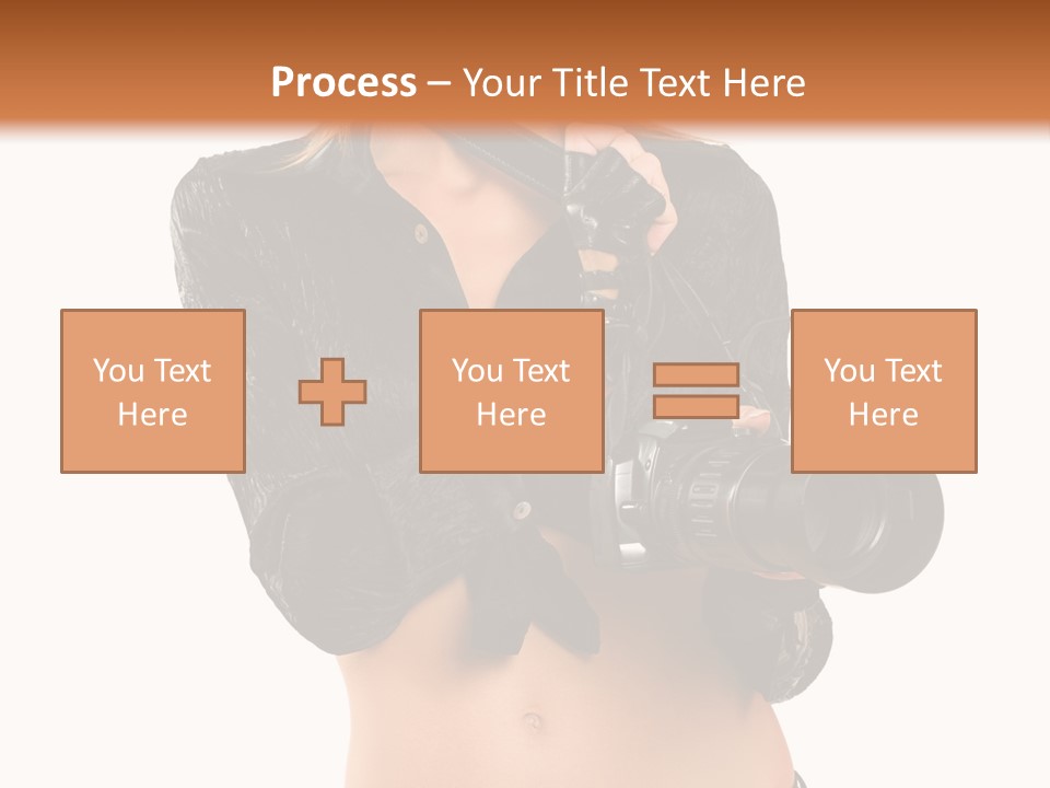 Golden Band Symbol PowerPoint Template