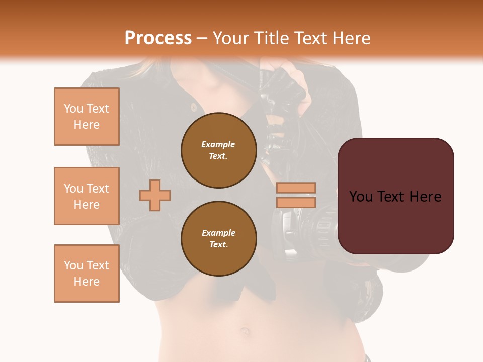 Golden Band Symbol PowerPoint Template