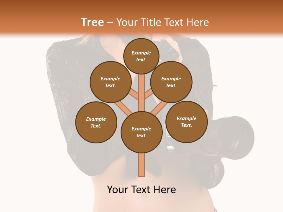 Golden Band Symbol PowerPoint Template