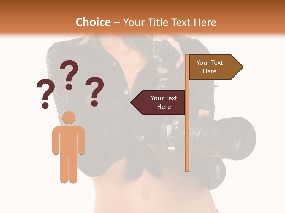 Golden Band Symbol PowerPoint Template