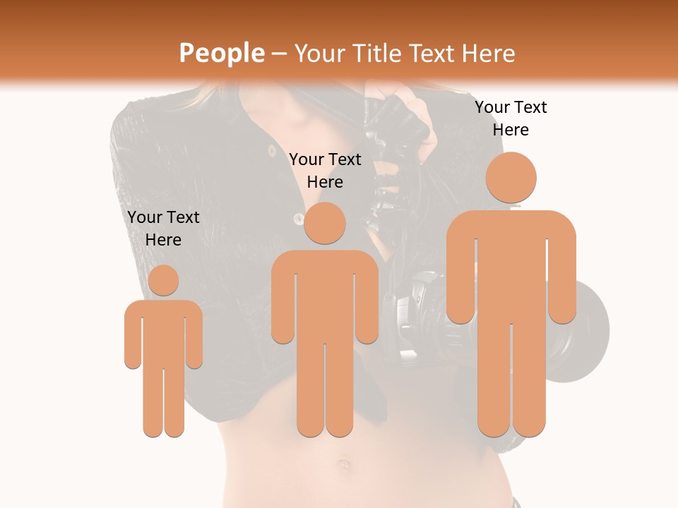 Golden Band Symbol PowerPoint Template