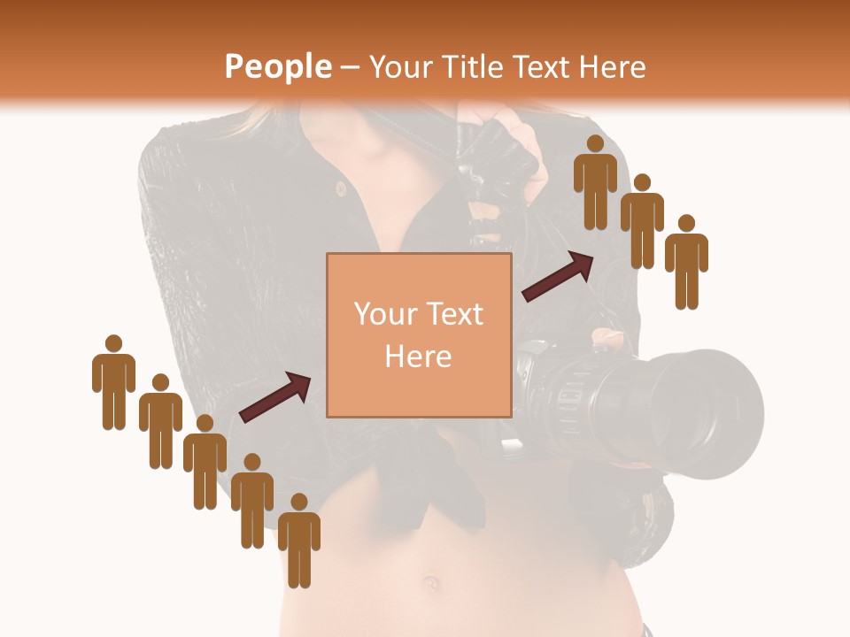 Golden Band Symbol PowerPoint Template