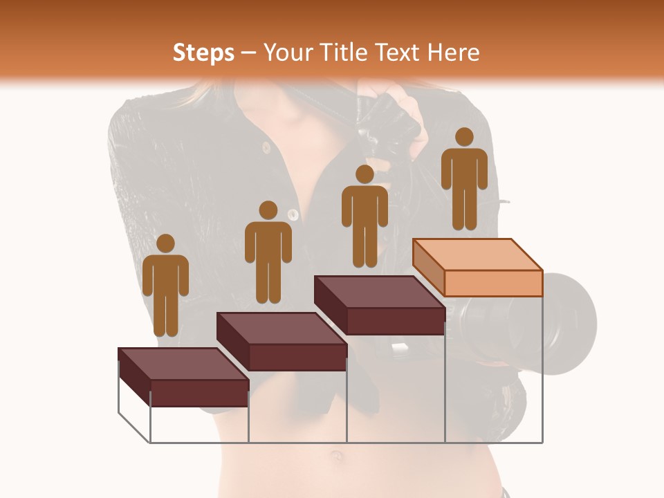 Golden Band Symbol PowerPoint Template