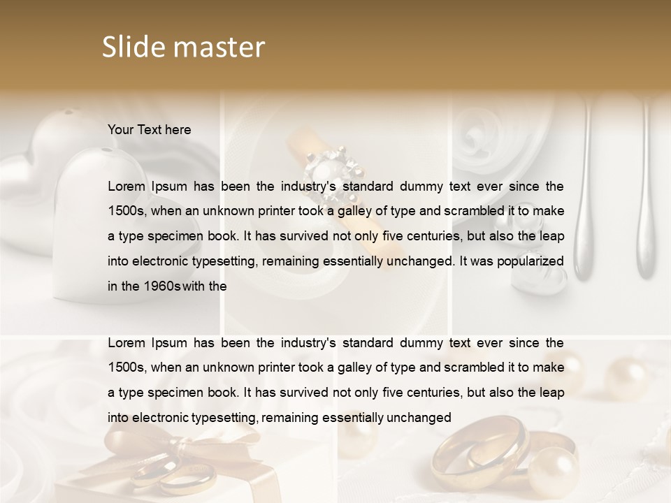 Bridal Traditional Jewelry PowerPoint Template