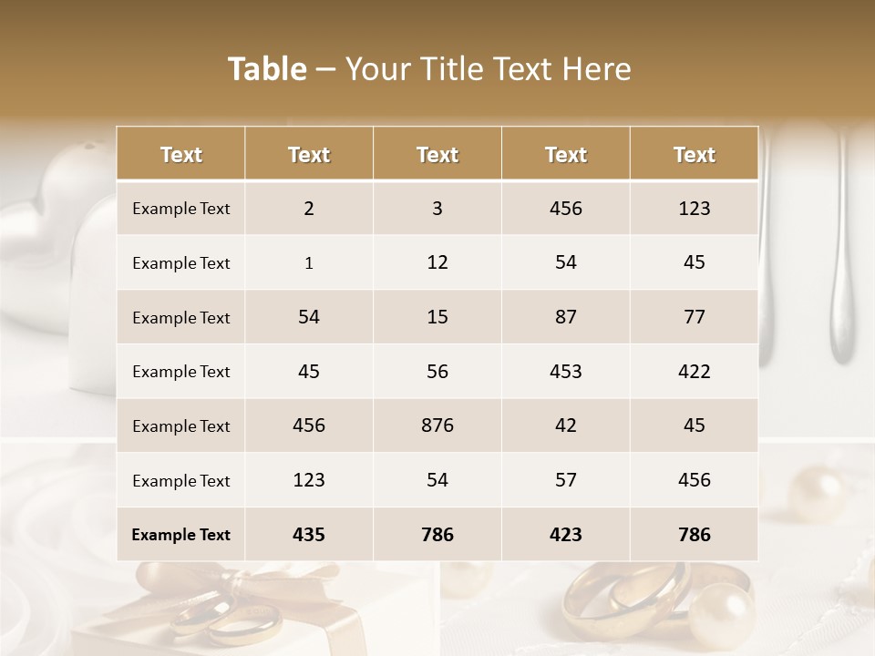 Bridal Traditional Jewelry PowerPoint Template