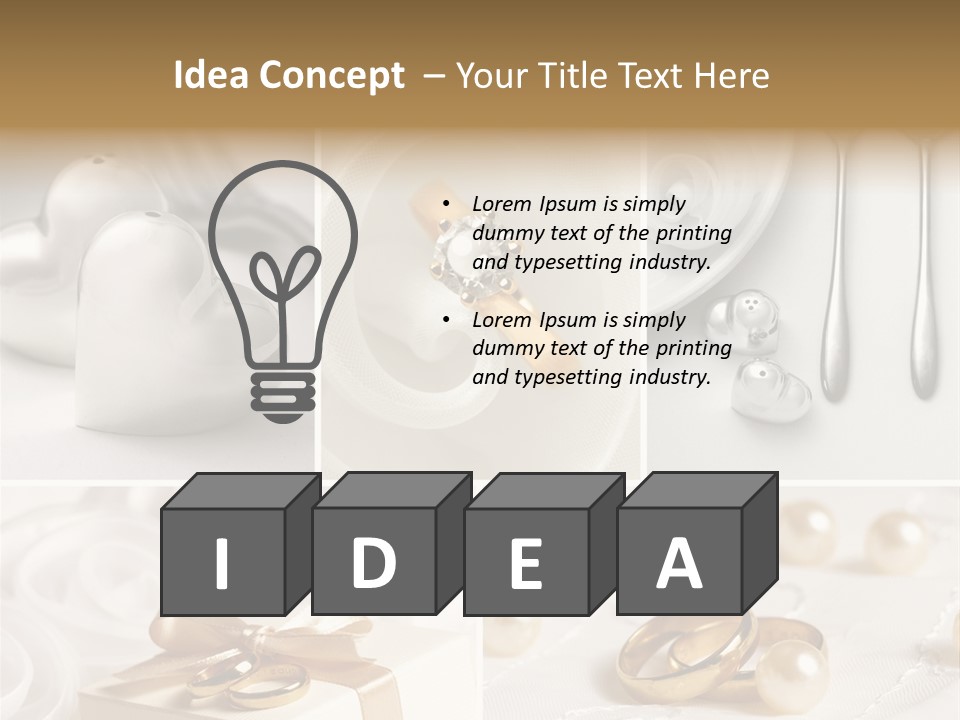 Bridal Traditional Jewelry PowerPoint Template