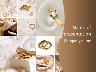 Bridal Decorative Wed PowerPoint Template