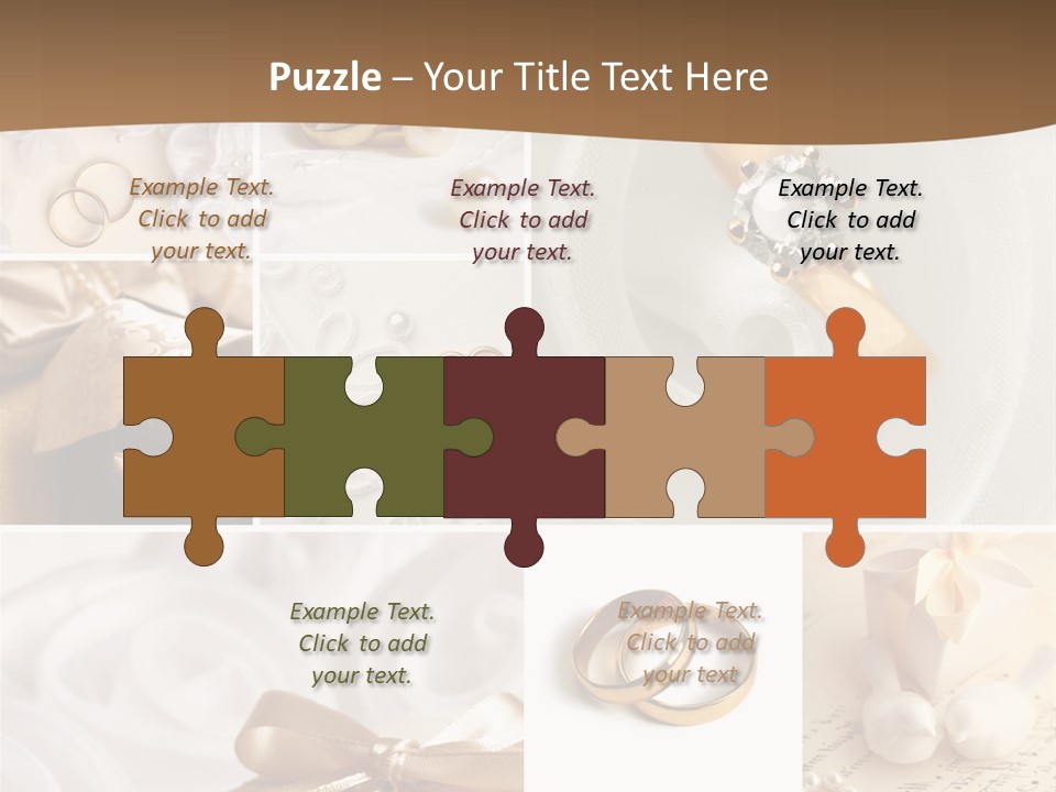 Bridal Decorative Wed PowerPoint Template