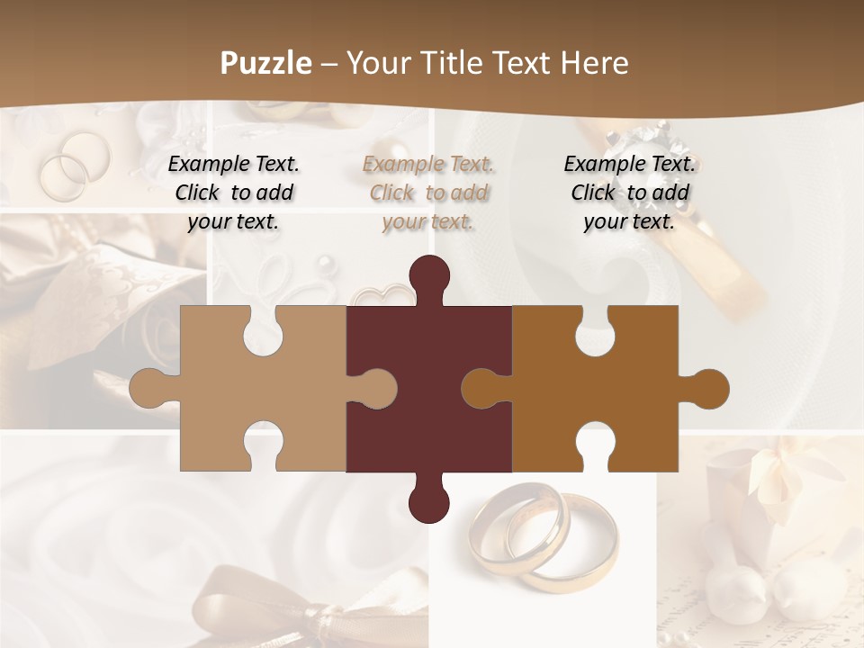 Bridal Decorative Wed PowerPoint Template