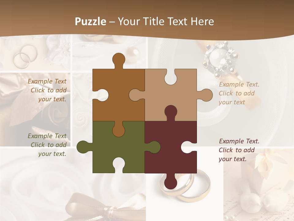 Bridal Decorative Wed PowerPoint Template