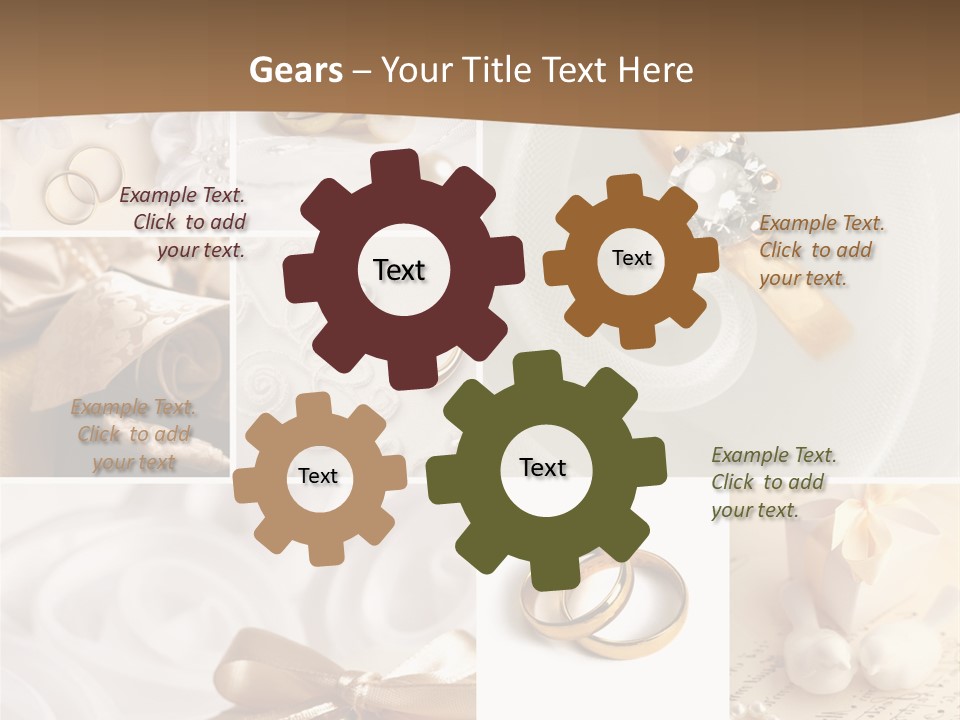 Bridal Decorative Wed PowerPoint Template