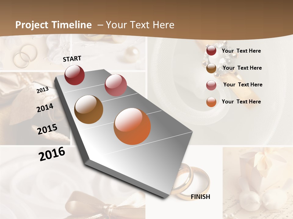 Bridal Decorative Wed PowerPoint Template