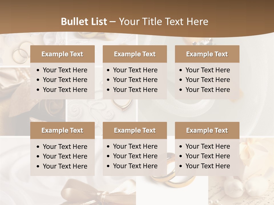 Bridal Decorative Wed PowerPoint Template