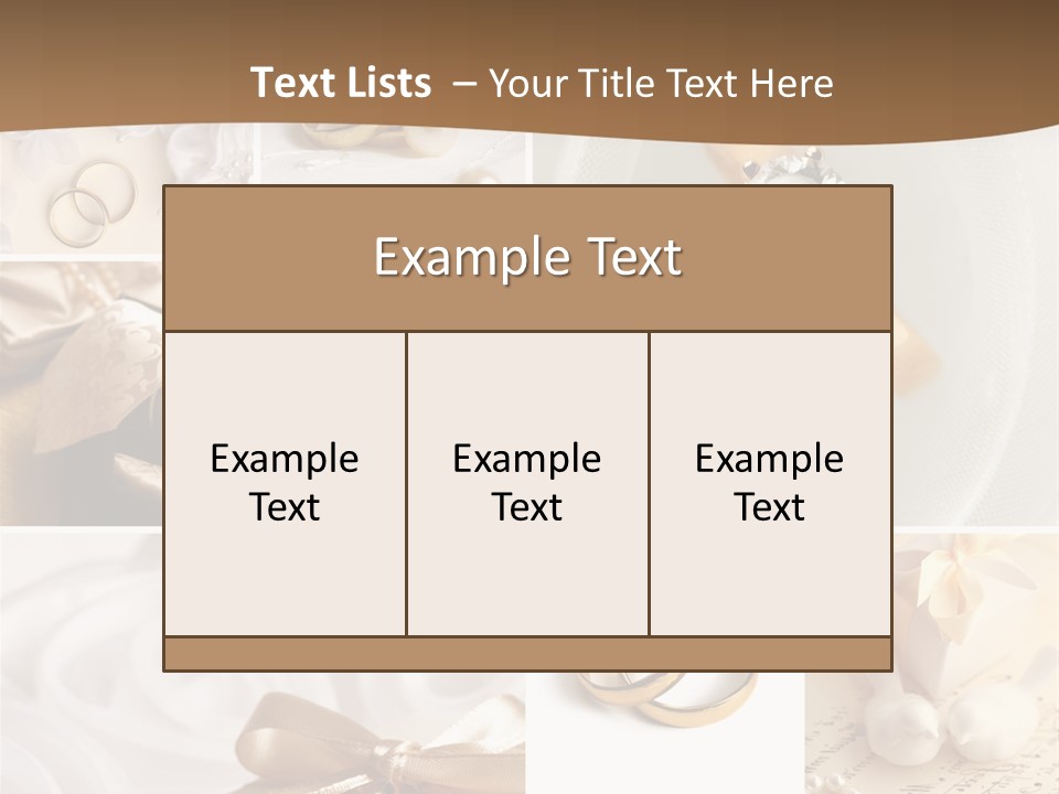 Bridal Decorative Wed PowerPoint Template