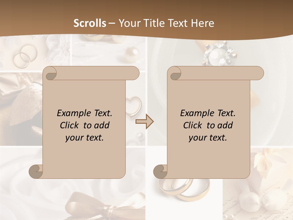 Bridal Decorative Wed PowerPoint Template