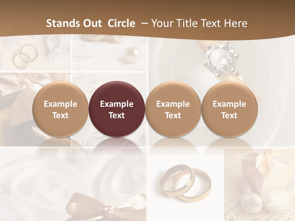 Bridal Decorative Wed PowerPoint Template