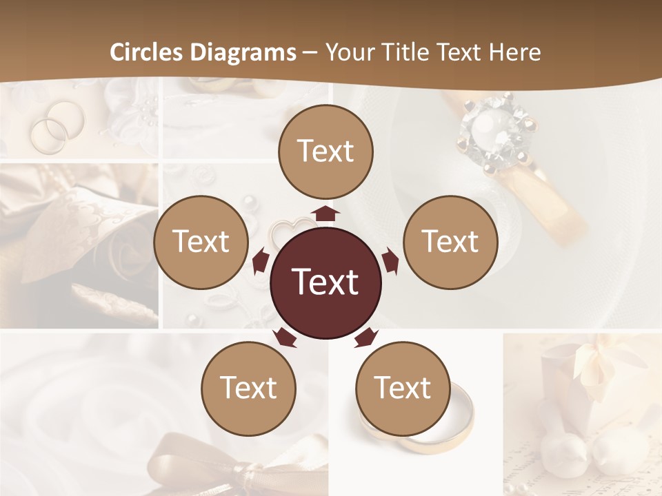 Bridal Decorative Wed PowerPoint Template