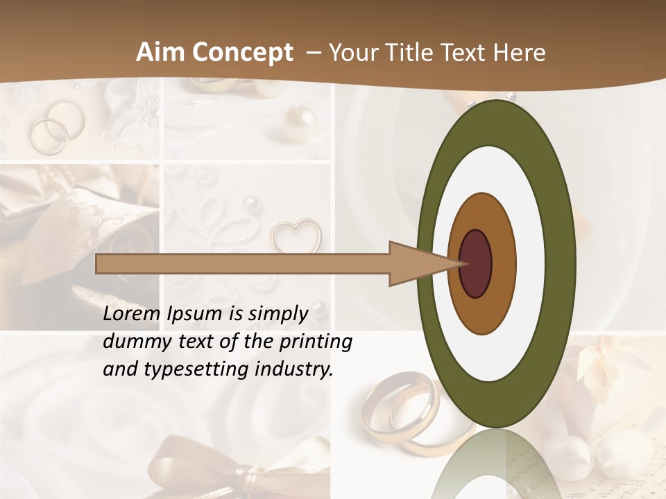 Bridal Decorative Wed PowerPoint Template