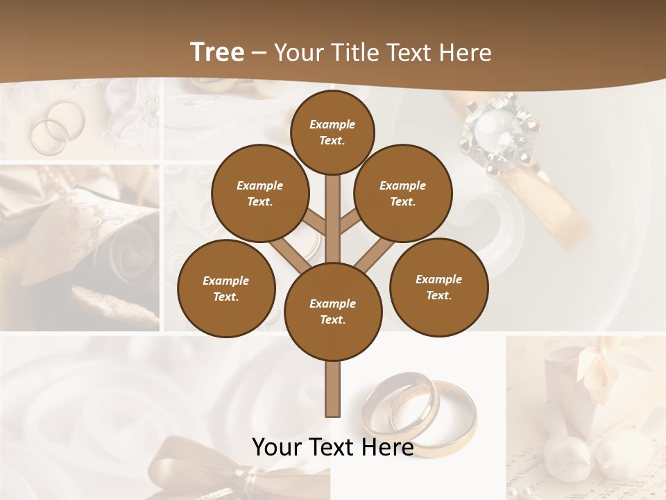 Bridal Decorative Wed PowerPoint Template