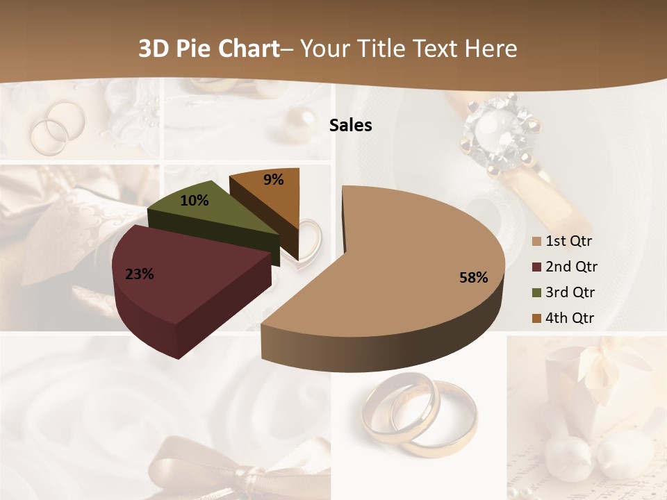 Bridal Decorative Wed PowerPoint Template