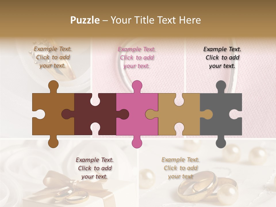 Bridal Decorative Wed PowerPoint Template