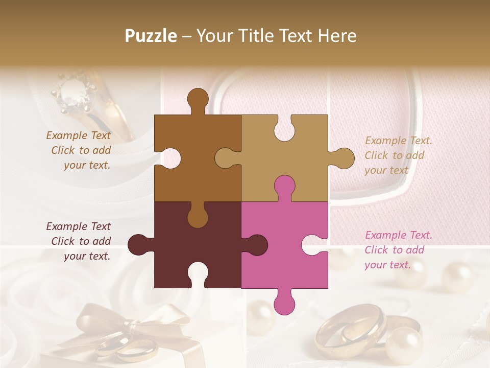 Bridal Decorative Wed PowerPoint Template