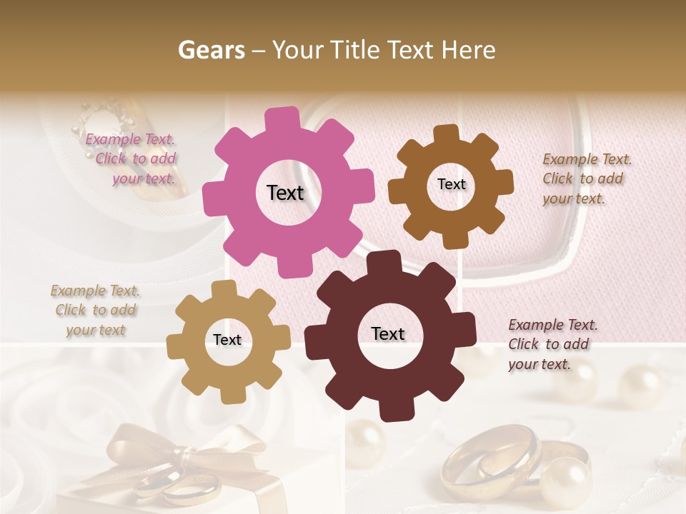 Bridal Decorative Wed PowerPoint Template